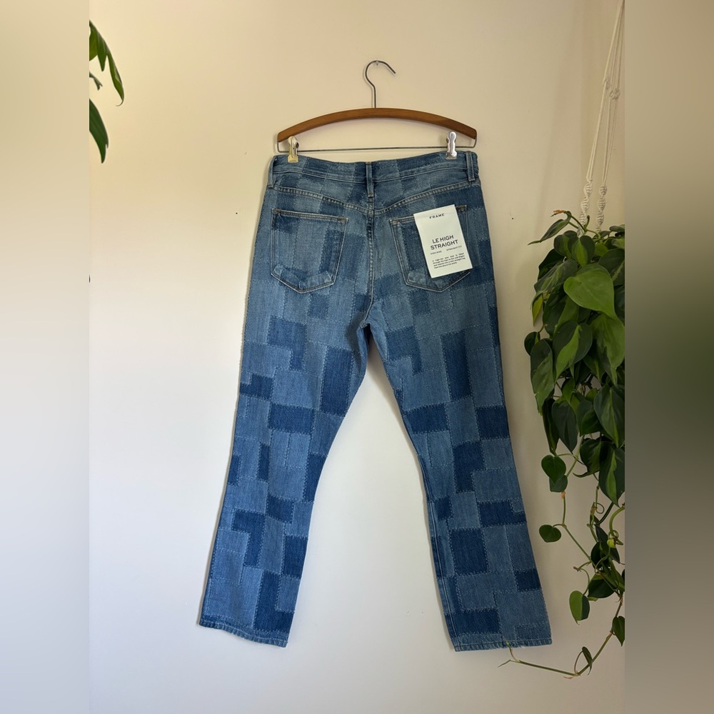 FRAME Le High Straight Patchwork jeans - Picture 9 of 10